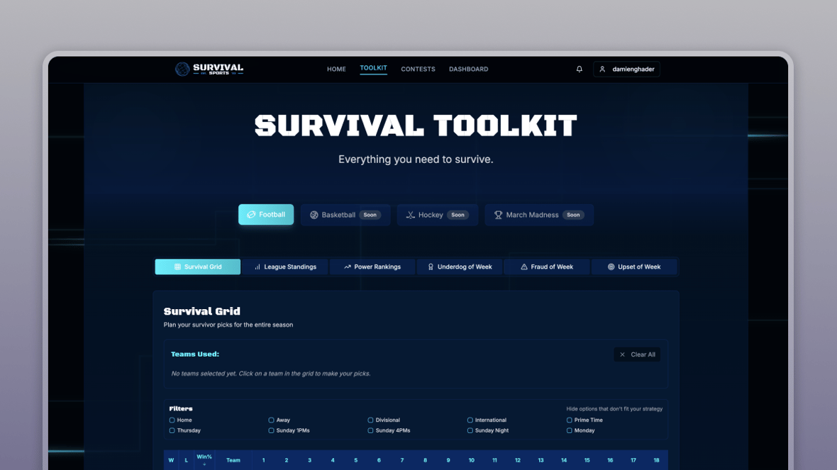 Survival Sports screenshot